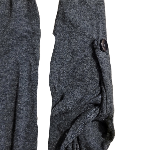 Prospect Gray Cardigan Size Large 3/4 Sleeve - Picture 2 of 3